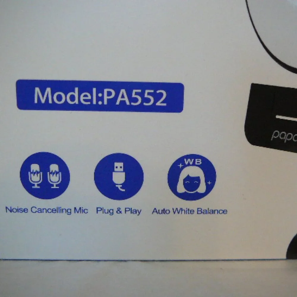 HD1080P Live Streaming Webcam Model:PA552 USB Plug & Play Papalook